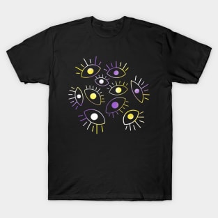 Eyes of the Void - Nonbinary Pride T-Shirt